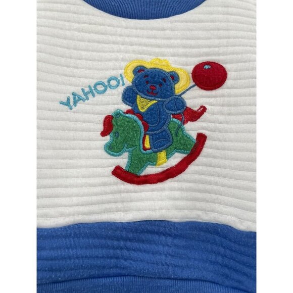 Little Miracles Teddy Bear Sweater Balloons Size 6/9 Months - Picture 3 of 5